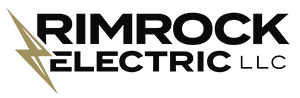 Logo of Electrician in Billings MT, preferred customers choice Rimrock Electric owned by Jake Schreibeis